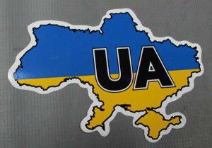 наклейка "украини  карта", 130000651