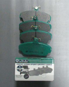 колодка гальм. пер .к-т(тиир) 273, 155335115, газ
