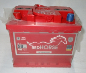 акумулятор 6ст-50 заряж red horse, 54000262